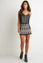 Forever21 Southwestern-patterned Mini Skirt