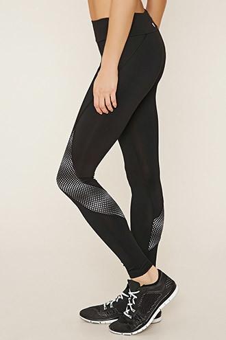 Forever21 Women's Active Polka Dot Leggings