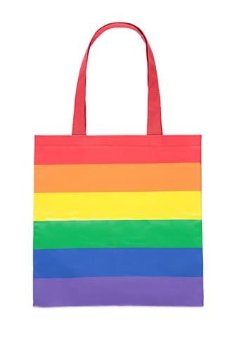 Forever21 Rainbow-striped Tote