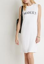 Forever21 Modern Graphic T-shirt Dress