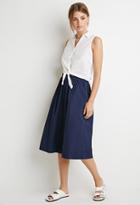 Forever21 Contemporary A-line Midi Skirt