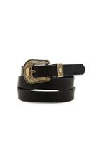 Forever21 Faux Leather Ornate Belt