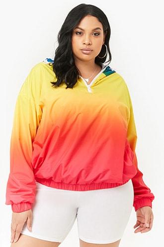 Forever21 Plus Size Ombre Anorak