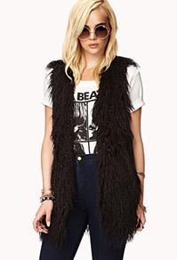 Forever21 City-chic Faux Fur Vest