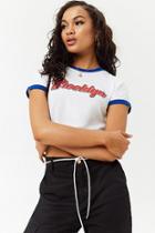 Forever21 Brooklyn Graphic Ringer Tee