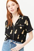 Forever21 Pineapple Print Top
