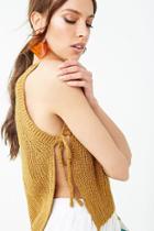 Forever21 Split Sweater-knit Tank Top