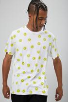 Forever21 Happy Face Print Tee
