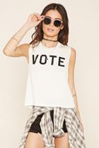 Forever21 Women's  Vote Muscle Tee