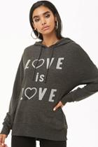 Forever21 Love Is Love Graphic Hoodie