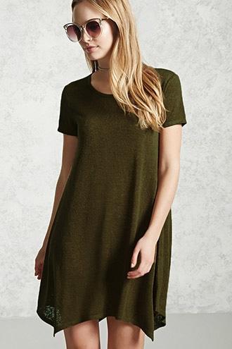 Forever21 Asymmetrical Point Hem Dress