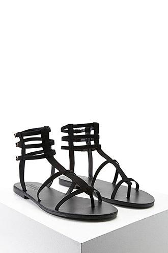 Forever21 Faux Suede Gladiator Sandals