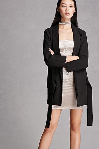 Forever21 Belted Dolman Blazer