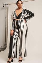 Forever21 Plus Size High-rise Stripe Palazzo Pants