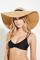 Forever21 Women's  Wide-brim Straw Hat