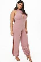 Forever21 Plus Size Split-leg Harem Jumpsuit