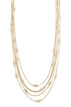 Forever21 Leaf Charm Layered Necklace
