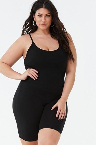 Forever21 Plus Size Stretch Cami Romper