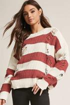 Forever21 Stripe Chenille Sweater