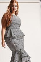 Forever21 Plus Size Houndstooth Top