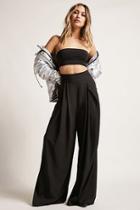 Forever21 Pleated High-rise Palazzo Pants