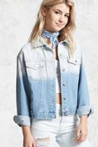 Forever21 Dip-dye Denim Jacket