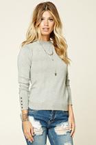 Forever21 Women's  High Neck Sweater Top