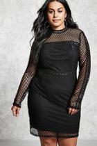 Forever21 Plus Size Open-mesh Dress