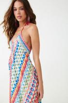 Forever21 Abstract Halter High-low Dress