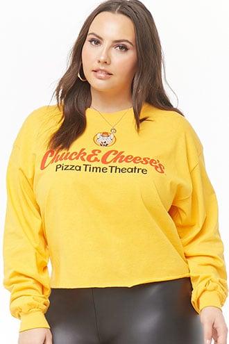 Forever21 Plus Size Chuck E Cheeses Graphic Tee