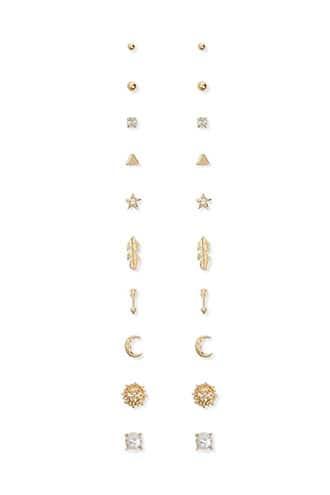 Forever21 Etched And Geo Stud Set