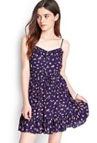 Forever21 Ruffled Button-front Floral Dress