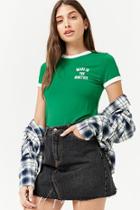 Forever21 Made In The Nineties Graphic Ringer Tee