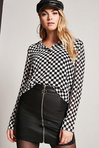 Forever21 Twofer Checkered Shirt