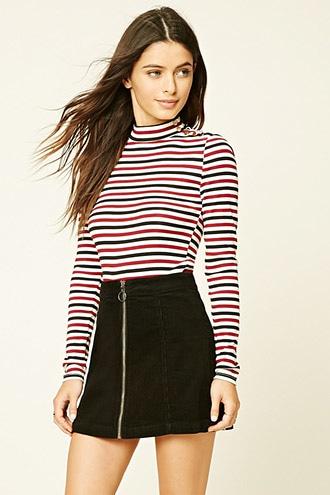 Forever21 Women's  Cordurory Mini Skirt