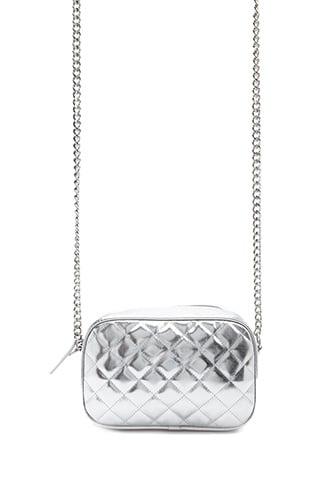 Forever21 Metallic Quilted Crossbody