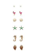 Forever21 Sea-themed Stud Earring Set