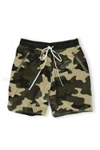 Forever21 Camo Print Drawstring Shorts