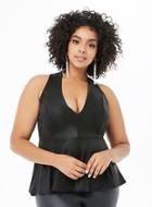 Forever21 Plus Size Sheeny Halter Romper