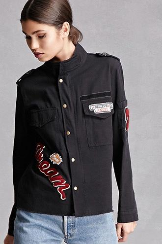 Forever21 Perfect Patch Utility Jacket