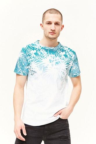 Forever21 Dstruct Tropical Print Tee