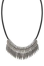 Forever21 Etched Feather Choker
