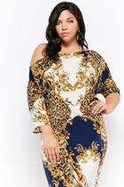Forever21 Plus Size Baroque Leopard Top