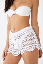 Forever21 Lace Swim Cover-up Shorts