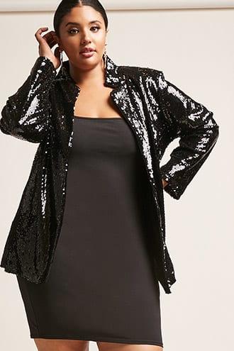 Forever21 Plus Size Sequin Blazer