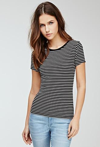 Forever21 Classic Striped Top