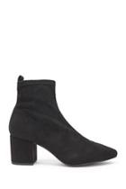 Forever21 Faux Suede Ankle Sock Booties
