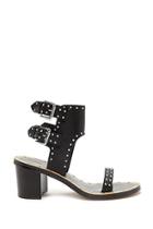 Forever21 Women's  Studded Faux Leather Sandals
