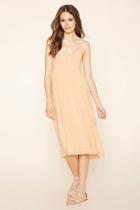 Forever21 Women's  Crochet-paneled Cami Dress