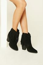 Forever21 Women's  Volatile Knotted Fringe Boots